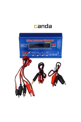 Candagrup Imax B6 80W Adaptörlü Rc Lityum Pil Şarj Cihazı 18650 Pil Şarj