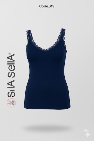 Belpa Sıla Sella Dantelli Atlet Bordo