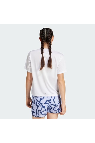 Adidas Run It Brand Love Kadın T-shirt Jd2349 Beyaz