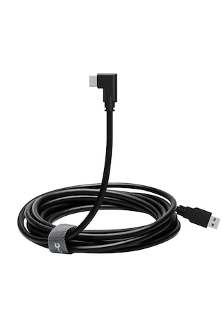 5 Metre Vr Bağlantı Kablosu Usb-c Usb-a 90 L Tipi Hızlı Ve Düşük Gecikmeli Data Kablo Vr Gözlük Uyumlu Esnek & Dayanıklı