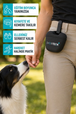 Showtech Köpek Eğitimi İçin Ödül Maması Çantası