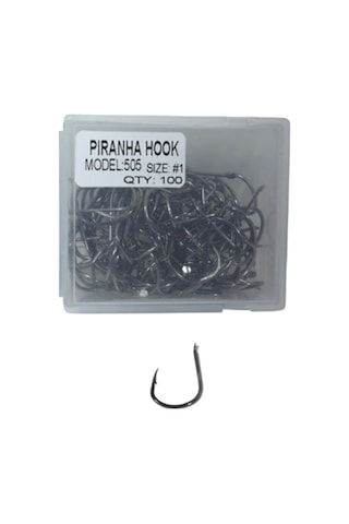 Prana Hook 505 Siyah -2/0-1/0-1-2-3-4-Iğne