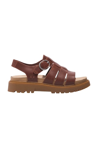 Timberland Tb0a5zkz Clairemont Way Kahverengi Kadın Sandalet Kahverengi