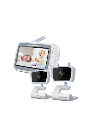Moonybaby 5" Hd Düşük Emf'siz 2 Kameralı Bebek Monitörü