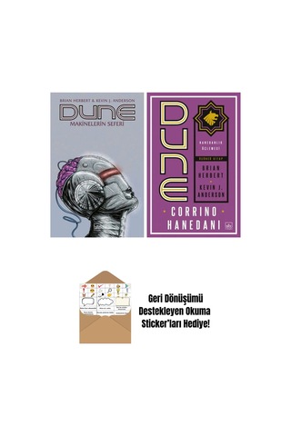 Dune: Makinelerin Seferi + Dune: Corrino Hanedanı Hanedanlık Üçlemesi Üçüncü Kitap