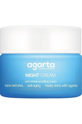 Agarta Doğal Yaşlanma Karşıtı Anti-age Gece Kremi Su Bazlı 50ml 13474293