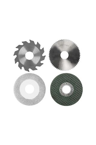 Xindoker 4 Parçalı Profesyonel Testere Seti - 63mm Alaşım, Hss, Reçine Ve Zımpara Diskleri İçerir