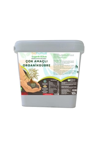 Organik Gübre Bitki Besin Gübresi 10 Litre,% 35 Humik Fulvik Asit,%6 Organik Npk,%70 Organik Madde, Kokusuz, Uluslaras 0,250