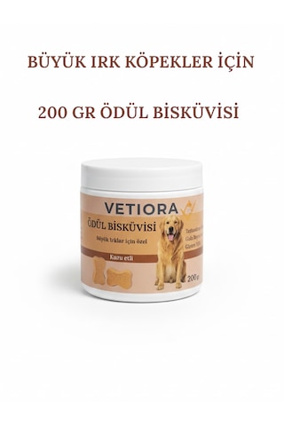 Büyük Irk Köpekler İçin Ödül Bisküvisi, Eğlenceli, Daha Konsantre Ve Lezzetli Eğitim, 200gr