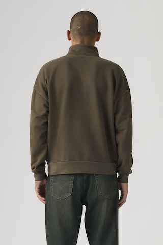 Levi's Erkek Yarım Fermuarlı Kahverengi Sweatshirt - 005hs-0006