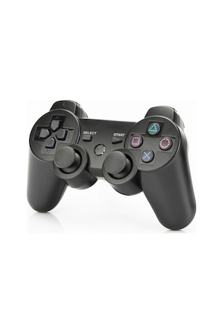 Bloomnest Ps3 Bluetooth Kablosuz Gamepad P3 Nötr Kar Tanesi Kolu Siyah Kablosuz Gamepad Ps3
