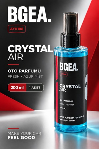 Bgea Crystal Air Oto Parfümü Fresh Azur Mist Sprey 200 Ml Bgayk188