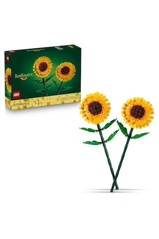 LEGO® Botanicals Ayçiçeği 40524 – 8 Yaş ve Üzeri Çocuklar için 2 Ayçiçeği İçeren Yaratıcı Oyuncak Yapım Seti (191 Parça)