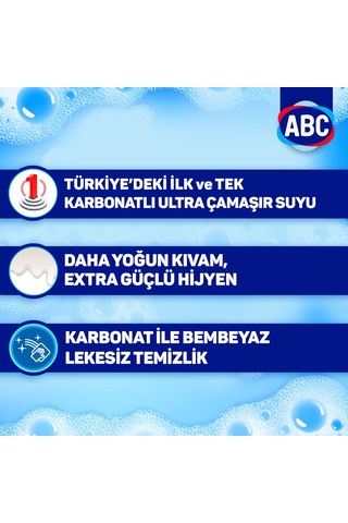 ABC Karbonatlı Ultra Çamaşır Suyu 2 x 750 ML
