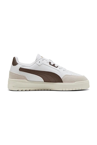 Puma Shuffle Downtown Og Erkek Spor Ayakkabı Beyaz Kahve Beyaz Kahve