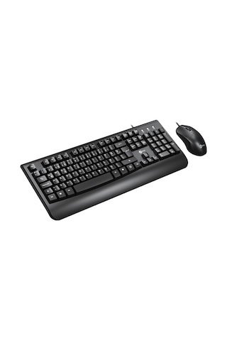 Lecoo CM105 USB Kablolu Türkçe Q Klavye & Mouse Set
