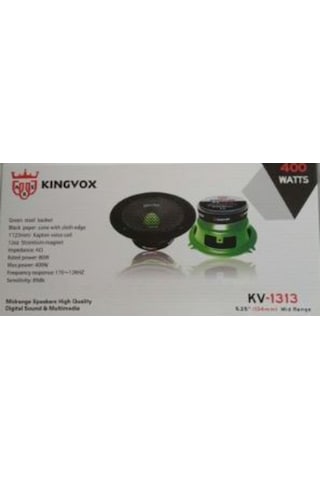 Kıngvox Kv-1313 13 Cm 400 Nwatt Profesyonel Midrange Takımı