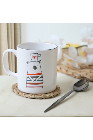 Keramika I Love Coffee Silindir Kupa 10 Cm