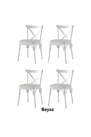Sweethomemasasandaly 4 Adet Çapraz Bahar Sandalye