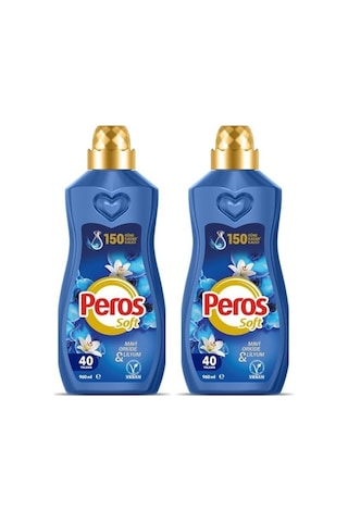 Peros Konsantre Yumuşatıcı Mavi Orkide & Lilyum 960 Ml 2 Paketi Peros Konsantre Yumuşatıcı Mavi Orkide & Lilyum 960 Ml 2 Paketi
