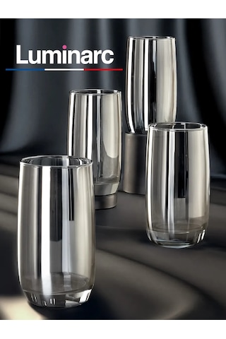 Luminarc Bardaklar Fransız Restoranı 330 Ml, 4 Adet 180482276 Gri