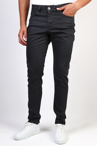 Erkek Antrasit Slim Fit Dar Kesim Esnek Likralı Denim Jeans Kot Pantolon (524238302) Antrasit