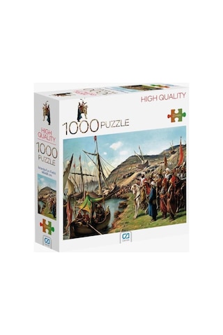100 Parça İstanbul'un Fethi Eğitici Eğlenceli Puzzle Destansı Bir Mücadele Puzzle
