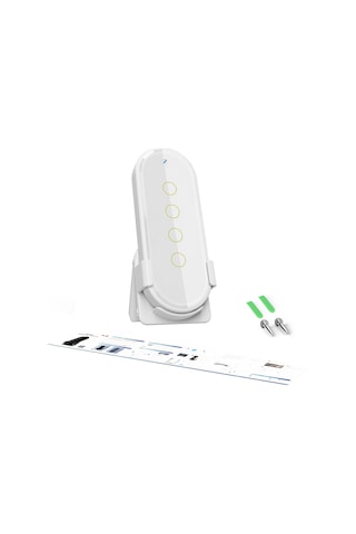 Qingmipy Tuya Zigbee 3.0 Akıllı Dokunmatik Anahtar - Kablosuz Işık Kontrolü, Floresan Özellikli, Grup Paylaşımı