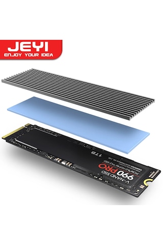 M.2 2280 Ssd Nvme Soğutucu Alüminyum Alaşım Isı Emici Termal Pad