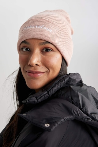 Defacto Kadın Nakışlı Triko Bere A6328AX23WNPN1 Pembe