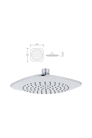 Tema Bianco Banyo Tepe Duş Başlığı Başlık Kireç Kırıcılı Sistem Diğer