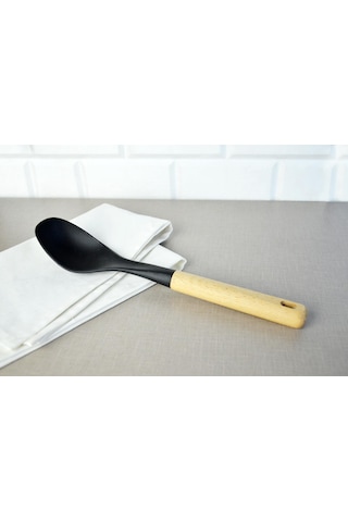 Nishev Küçük Ahşap Saplı Kaşık Mutfak Aleti Nishev-x000049