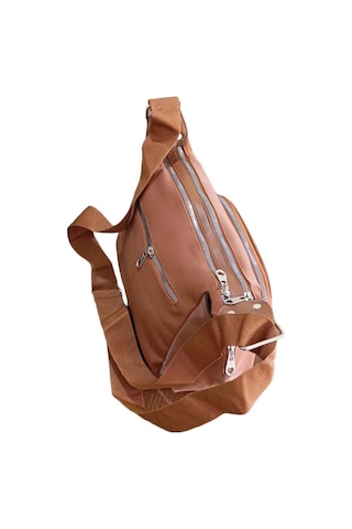 Mygeppetobag Suni Deri Bayan Çapraz Çanta -omuz Çantası Taba