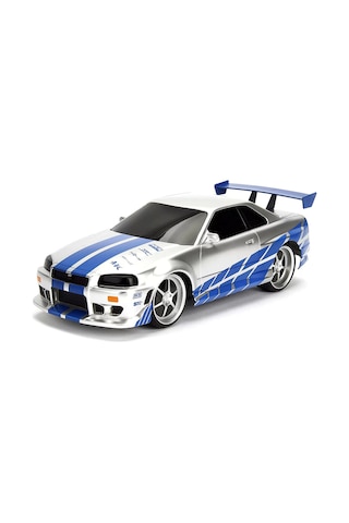 Byrugzy 1:16 Fast & Furious Kumandalı Brian's Nissan Skyline Gt-r Turbo Araba Byrnew Diğer