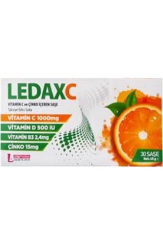 Ledapharma Ledax C Vıtamın 1000 Mg 30 Saşe Ledapharma Ledax C Vıtamın 1000 Mg 30 Saşe