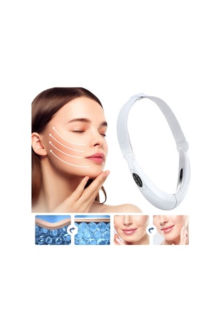 Neevoyu Yeni Tip V Şekilli Yüz Daraltıcı Cihazı - 6 Mod, Mikro Akım, Renkli Işık, Akıllı Ses Bildirimi, Katlanabilir, Gıcırdatma, Isıtma Ve Yükseltme Fonksiyonları Çok Renkli