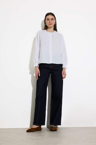 DeFacto Regular Fit Poplin Uzun Kollu Gömlek Tunik E4355AX25SPWT84