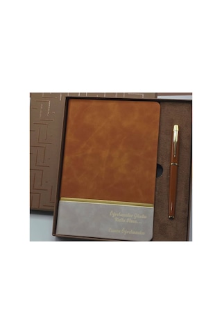 Öğretmenler Günü Hediyeleri - Defter Kalem Kutulu Set Evimdeyokyok