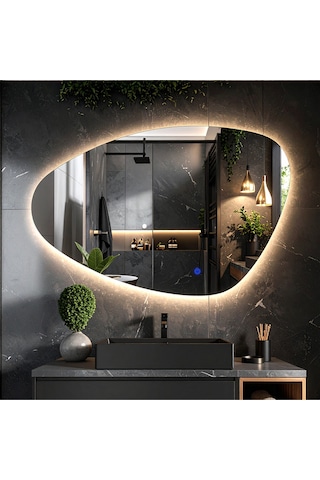 Luce Günışığı Lavabo & Banyo Aynası Dokunmatik Sensörlü 100 X 65 Cm