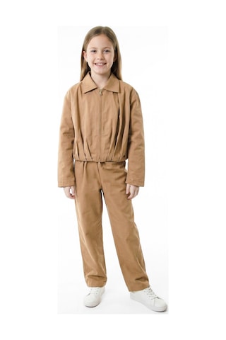 Xo Kids Kız Çocuk Ceket 9-13 Yaş 5017 Camel