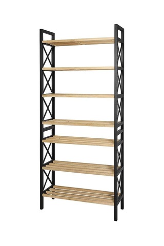 8 Katlı Çok Amaçlı Raf Ayakkabılık 47x18x127 Cm, Mdf Ve Plastik Malzeme, Kolay Kurulum Qr Kodlu, Modern Ve Dek Çok Renkli