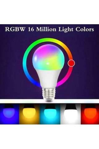 S-Link Smart Akıllı Wi-Fi RGB Led Ampul 12 Watt Tasarruflu 16M Renk