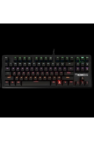 Gamdıas Hermes-e2, Usb Kablolu, İngilizce, Mekanik Switch, 7 Renk, Gaming Klavye