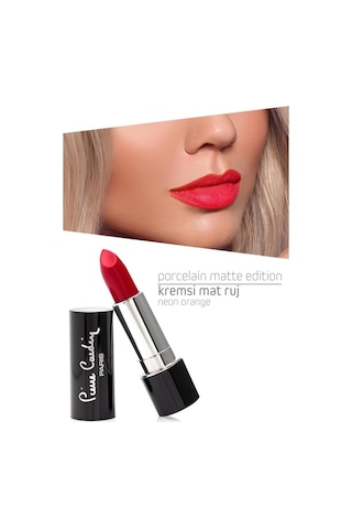 Pierre Cardin Porcelain Matte Edition Lipstick Ruj 211 Neon Orange