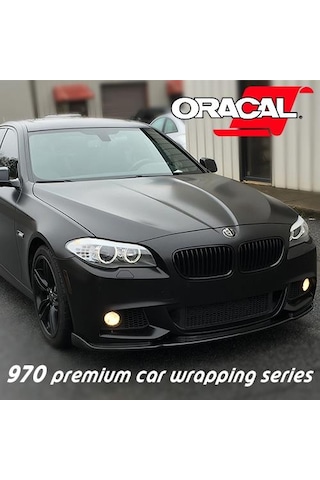 Oracal 970 Seri Hava Kanallı Mat Siyah Cast Araç Kaplama Folyosu