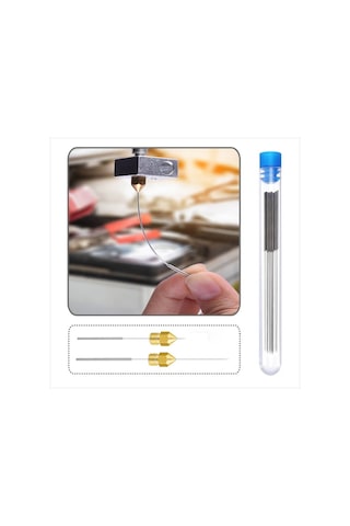 Koodmax 3d Yazıcı 0.25mm Nozzle Temizleme İğnesi Paslanmaz Çelik - 5 Adet