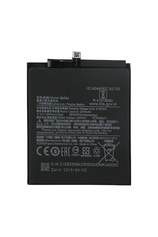 Teknonet Xiaomi Mi 9 Se Uyumlu Teknonet 2950 Mah Batarya - Siyah