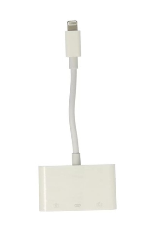 Newface Apr23 Apple iPhone Uyumlu Otg 3in1 - Beyaz Belirtilmemiş