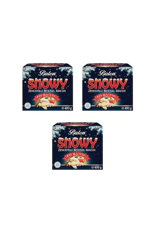 Balen Snowy Zencefilli Kış Macunu 400 G x 3 Adet