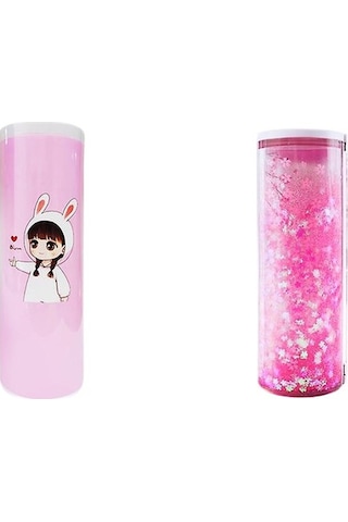 Çocuklar İçin Şifreli Kalem Kutusu, Çok Fonksiyonlu Quicksand Desenli Kırtasiye Organizer, Elektronik Kod Kilidi İle Güvenli Okul Malzemeleri Saklama Kutusu Pembe